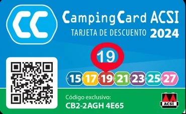 Carte acsi du guide acsi à L'Estartit. Offres et réductions au camping Ter en Espagne